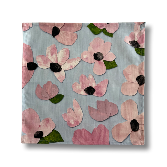 Napkins - Set of 6 - Pale Sky Pink