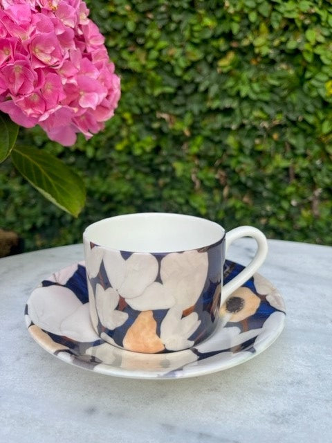 Classic Cup & Saucer Set - Assorted Designs - With Me While I'm Gone I