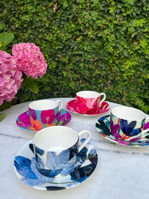 Classic Cup & Saucer Set - Assorted Designs - With Me While I'm Gone II