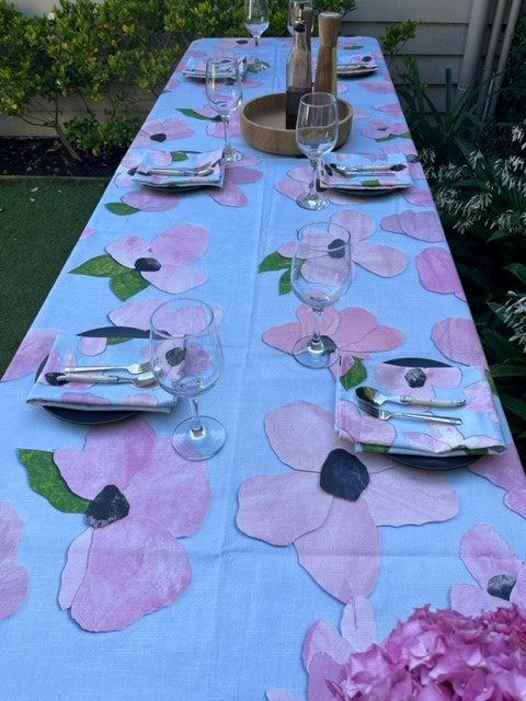 Tablecloth - Pale Sky Pink