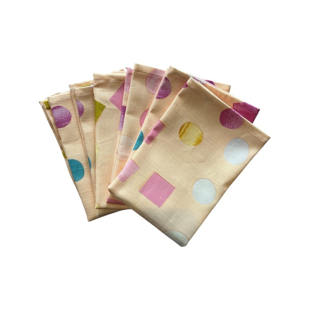 Napkins - Set of 6 - Zero Squared [Peach]