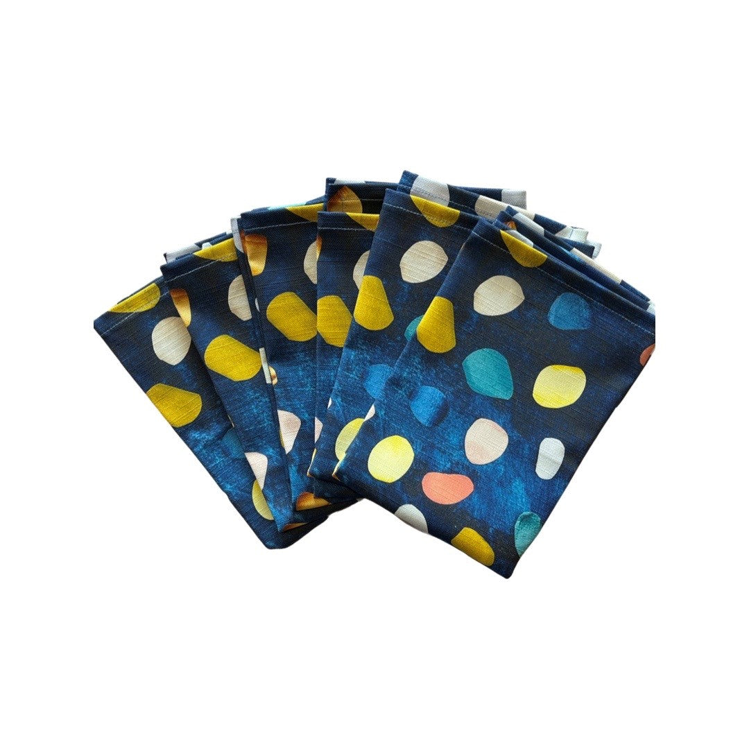 Napkins - Set of 6 - Lickings [Navy]