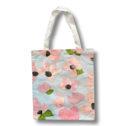 Tote Bag- Pale Sky Pink